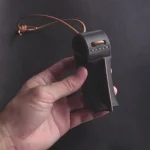 ログウッド染め革のコインケース 小物入れ ham/はむ
