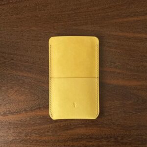 機種別サイズで仕立てる草木染め革スマホケース【spot/すぽっと】きはだ染め 手縫い 手染め iPhone17 Pixel10 全機種対応