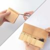 【キーケース 大】ヌメ革 鍵4本 小さいスマートキー 手縫い 手作り【zlat4+1/ずらっと