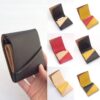 Mini Wallet for #left-handed using Two-Tone Natural Dyeing Leather【chotof/ちょ