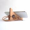 Smartphone Stand using Leather (Undyed)【zaza/ざざ】 - Shop sozonobo Phone Stand