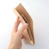 Mini Wallet for #right-handed using Leather (Undyed) 【chotof/ちょとふ】 - Shop 