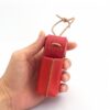 Coin Case using Sappan Wood Dyed Leather【ham/はむ】 - Shop sozonobo Coin Purses