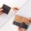 【キーケース 大】革 ログウッド染め 草木染め 鍵3本大きいスマートキーorカードキー